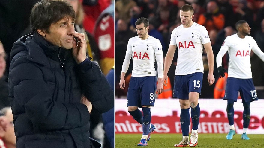 Antonio Conte thừa nhận Tottenham xứng đáng bị loại khỏi FA Cup